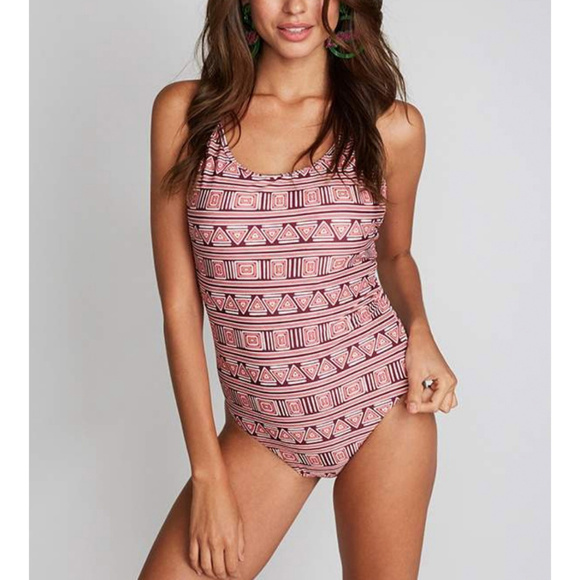 Mott50 x Missoni Angela Geometric 1 Piece Swimsuit - Picture 1 of 4